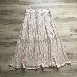 H&M Sequin A-Line Skirt